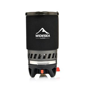 NNEOBA All-in-One Camping Cooking System with Heat Exchanger Black