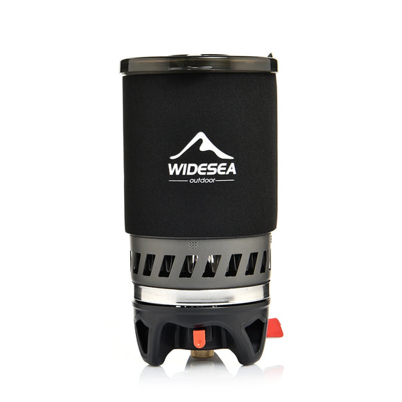 NNEOBA All-in-One Camping Cooking System with Heat Exchanger Black