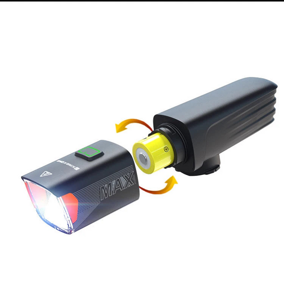 NNEOBA Bike Headlight Remote-Controlled Black
