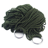 Portable Nylon Rope Hammock for Outdoor Use