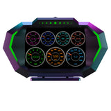 NNEOBA AD Digital Car HUD GPS OBD2 Head Up Display with Slope Meter Black