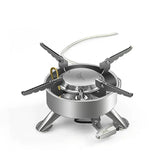NNEOBA 1940W Strong Firepower Folding Camping Gas Stove Silver