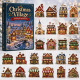 24-Day Mini Christmas Brick Ornament Advent Calendar,Unique Designs, Buildable Bricks, Hanging Loops Included, Holiday Countdown
