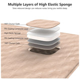NNEOBA Self-Inflating Camping Air Mattress Thickened Folding Tent Mat Brown