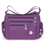 NNEOBA Ladies Handbag Crossbody Travel Bag (Purple)