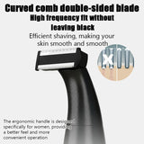 NNEOBA Precision Body And Intimate Area Shaver USB C Rechargeable Wet & Dry Black