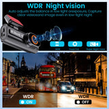 NNEOBA 4K Dual Lens Dash Cam with Night Vision