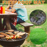 NNEOBA Fire Pit Fireproof Mat Round Stove