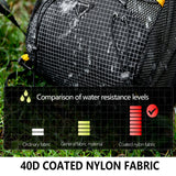NNEOBA Camping Backpack 25+10L Travel Bag Grey