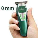NNEOBA Professional Cordless Hair Clipper  T Blade 0mm Bald Trimmer Green