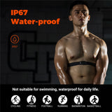 NNEOBA Bluetooth And ANT+ Chest Heart Rate Monitor Strap Black