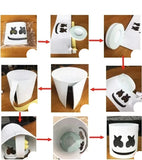 LED DJ Marshmello-Style Helmet Mask