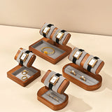 T-Shaped Wooden Watch Display Stand – Watch & Jewelry Holder for Bracelets and Accessories