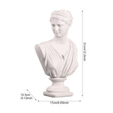 NNEOBA Goddess Artemis Bust Sculpture - Greek Mythology Home Decor and Artistic Gift