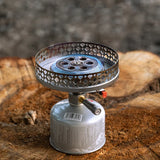 NNEOBA Camping Gas Stove 4.2KW Backpacking Silver