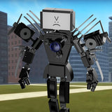 NNEOBA 199pcs Titan Robot 2 in 1 Building Blocks