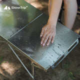 NNEOBA Stainless Steel Folding Table