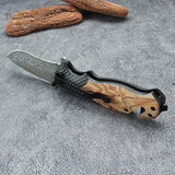 NNEOBA High-Hardness Folding Tactical Knife Brown