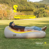 NNEOBA Fast Inflatable Air Sofa Bed Portable Automatic Camping Mattress Khaki
