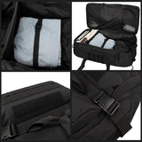NNEOBA 3-in-1 Travel Duffel Bag Convertible Black