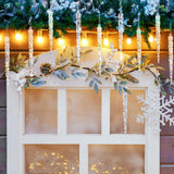 Acrylic Christmas Icicle Ornaments 13cm Hanging Decor