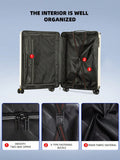 Aluminum Frame Rolling Suitcase