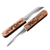 NNEOBA Dragon & Phoenix Double Knife – High-Hardness Tactical & Camping Knife Set