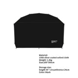 NNEOBA Outdoor Waterproof Black Canopy Mesh Dome
