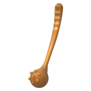 NNEOBA Silicone Manual Massage Hammer Percussion Therapy Stick Brown