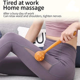 NNEOBA Silicone Manual Massage Hammer Percussion Therapy Stick Brown