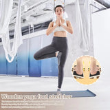 NNEOBA Wooden Single Leg Balance Board Ankle Strengthener Brown