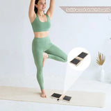 NNEOBA Wooden Single Leg Balance Board Ankle Strengthener Brown