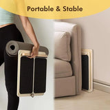 NNEOBA Adjustable Wooden Slant Board for Stretching