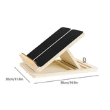 NNEOBA Adjustable Wooden Slant Board for Stretching