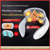NNEOBA Upgraded Smart Neck & Shoulder Massager Heated Cervical Therapy White
