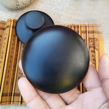 NNEOBA Smooth Lava Basalt Massage Stone Hot & Cold Therapy 4pcs Black