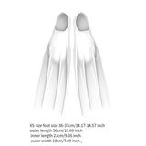 NNEOBA Silicone Long Snorkel Fins