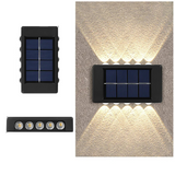 NNEOBA 10PCS Waterproof Solar Wall Lamp – Outdoor Up & Down Light