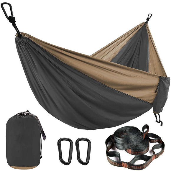 NNEOBA Double Parachute Hammock with Straps & Carabiners