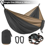 NNEOBA Double Parachute Hammock with Straps & Carabiners