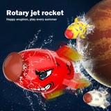 NNEOBA Flying Water Toy Space Jet Sprinkler Spinning