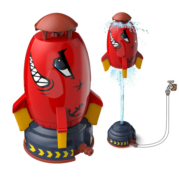 NNEOBA Flying Water Toy Space Jet Sprinkler Spinning