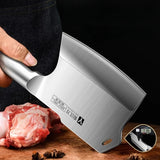 NNEOBA Heavy-Duty Forged Bone Cutting Knife – Thickened & Weighted Cleaver