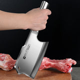 NNEOBA Heavy-Duty Forged Bone Cutting Knife – Thickened & Weighted Cleaver