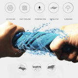 NNEOBA Microfiber Sport Cooling Towel Quick-Dry for Gym (Blue)