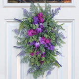 NNEOBA Spring Summer Teardrop Wreath