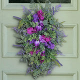 NNEOBA Spring Summer Teardrop Wreath