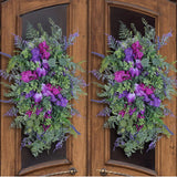 NNEOBA Spring Summer Teardrop Wreath