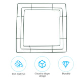 NNEOBA Square Macrame Ring Wire Wreath Forms