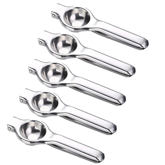NNEOBA 5 pcs Stainless Steel Manual Juicer Lemon Squeezer